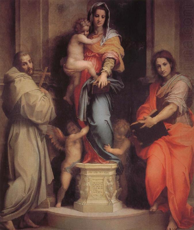 Andrea del Sarto Virgin Mary china oil painting image